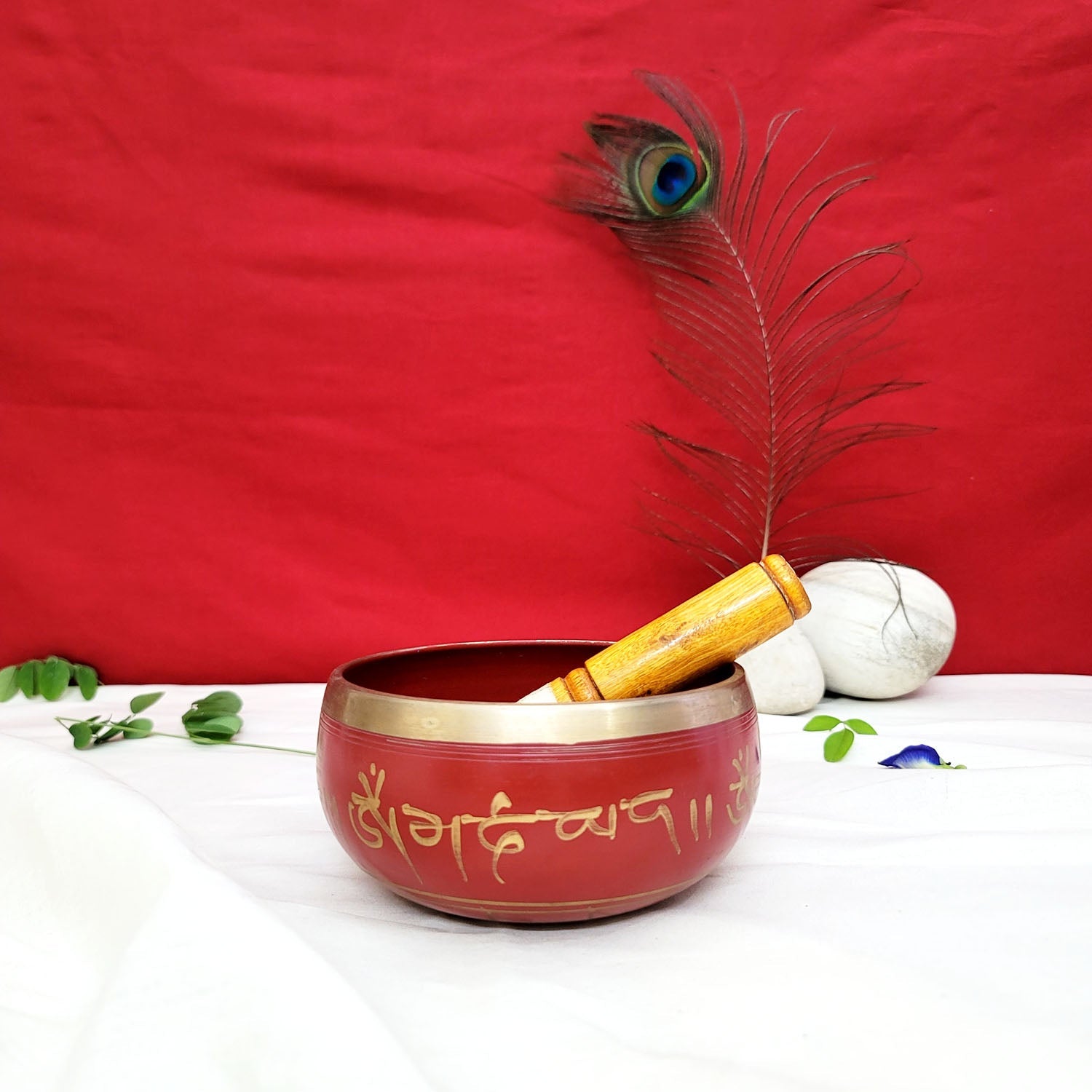 Handcrafted Bronze Kansa Singing Bowl | Tibetan Prayer Instrument With Wooden Stick| Meditation Bowl